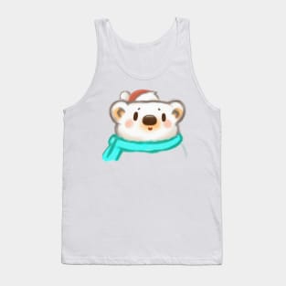 Cute Polar Bear Drawing Tank Top